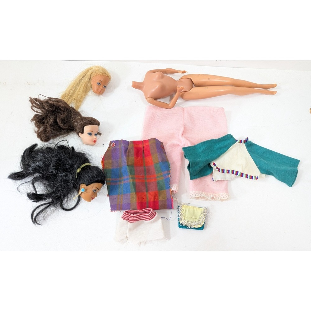 Vintage Barbie Doll Parts Clothing 1966 - 2000